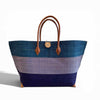 Unbranded Multi Blue Straw Tote