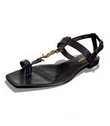 YSL Black US Shoe Size 8.5 Sandals