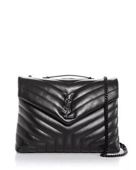 Saint Laurent Black Leather Shoulder