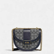 Coach Jacquard Navy Crossbody