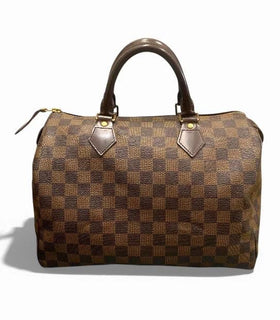 Louis Vuitton Brown Coated Canvas Satchel