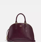 Coach Oxblood Patent Leather Shoulder