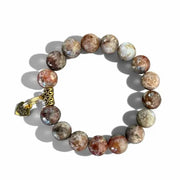 Moe's Beads Tan Marble Beaded