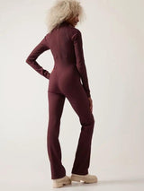 Athleta + Alicia Keys Burgundy Size L Bodysuit