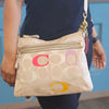 Coach Cream Multi Canvas Crossbody