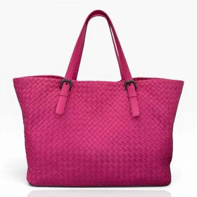Bottega Veneta Pink Leather Tote