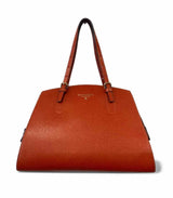 Cuoieria Fiorentina Burnt Orange Leather Satchel