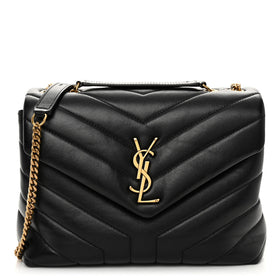 Saint Laurent Black Leather Shoulder