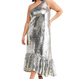 Maeve Silver Size M Date Night Dress