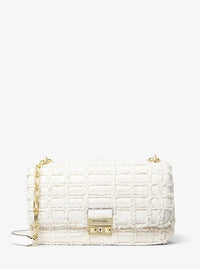 Michael Kors 100% Cotton Optic White Shoulder