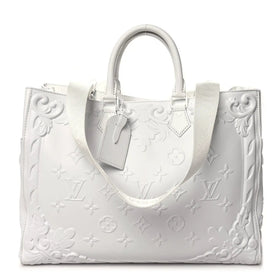 Louis Vuitton Calfskin White Tote