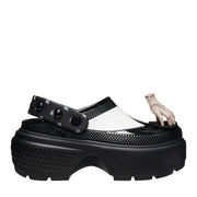 Crocs x Wednesday Black/White US Shoe Size 11 Mules