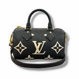 Louis Vuitton Black/Beige Leather Crossbody