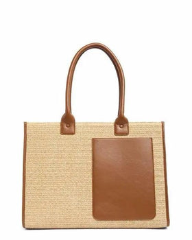BCBG Maxazria Straw Straw Tote