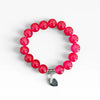 Moe's Beads Fuschia Beaded