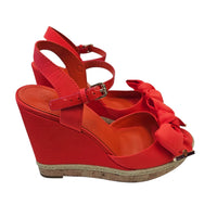 Tory Burch Orange Red US Shoe Size 9 Pumps