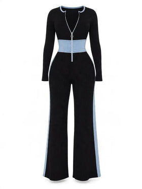 Fashion Nova Denim Size XL Jumpsuits