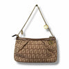 Fendi Khaki Canvas Pouchette