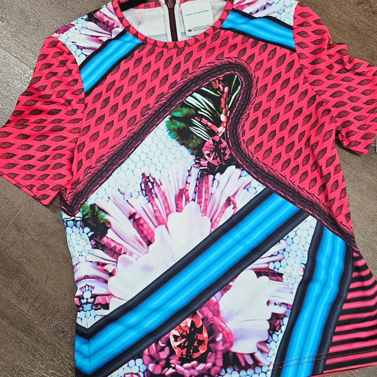 adidas x Mary Katrantzou Red Multi Size M T-Shirts