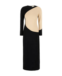 Tory Burch Black/Beige Size M Maxi Dress