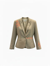 Angel Wings by Lucy MacGill Oatmeal Size S Blazers