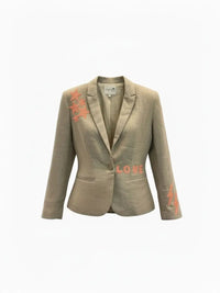 Angel Wings by Lucy MacGill Oatmeal Size S Blazers
