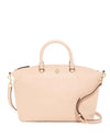 Tory Burch Pale Pink Pebbled Leather Satchel