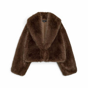 Zara Brown Faux Furs