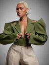 Shein Olive Size XXL Blazers