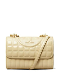 Tory Burch Cream Patent Leather Shoulder