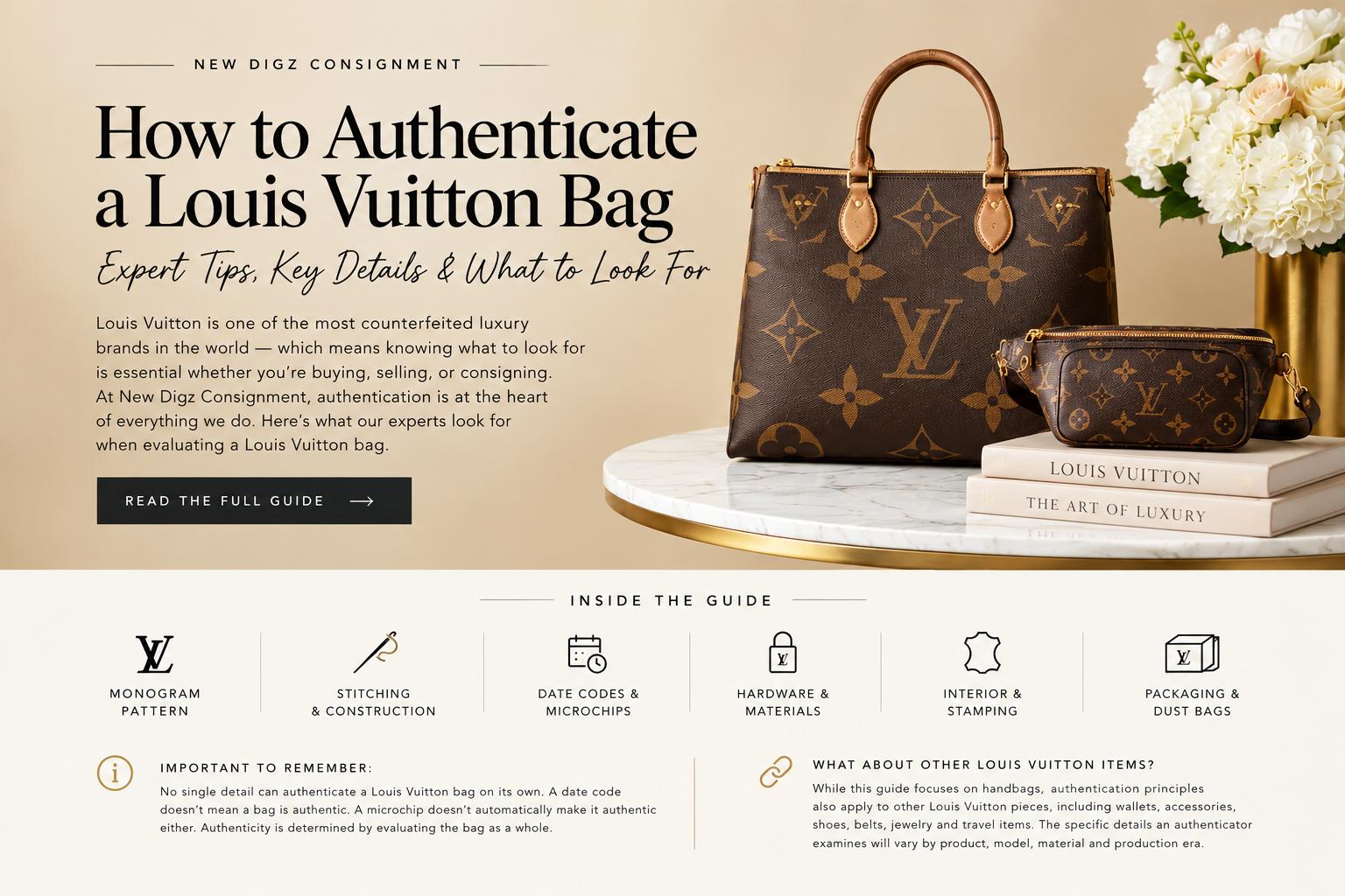 How to Authenticate a Louis Vuitton Bag | New Digz Consignment