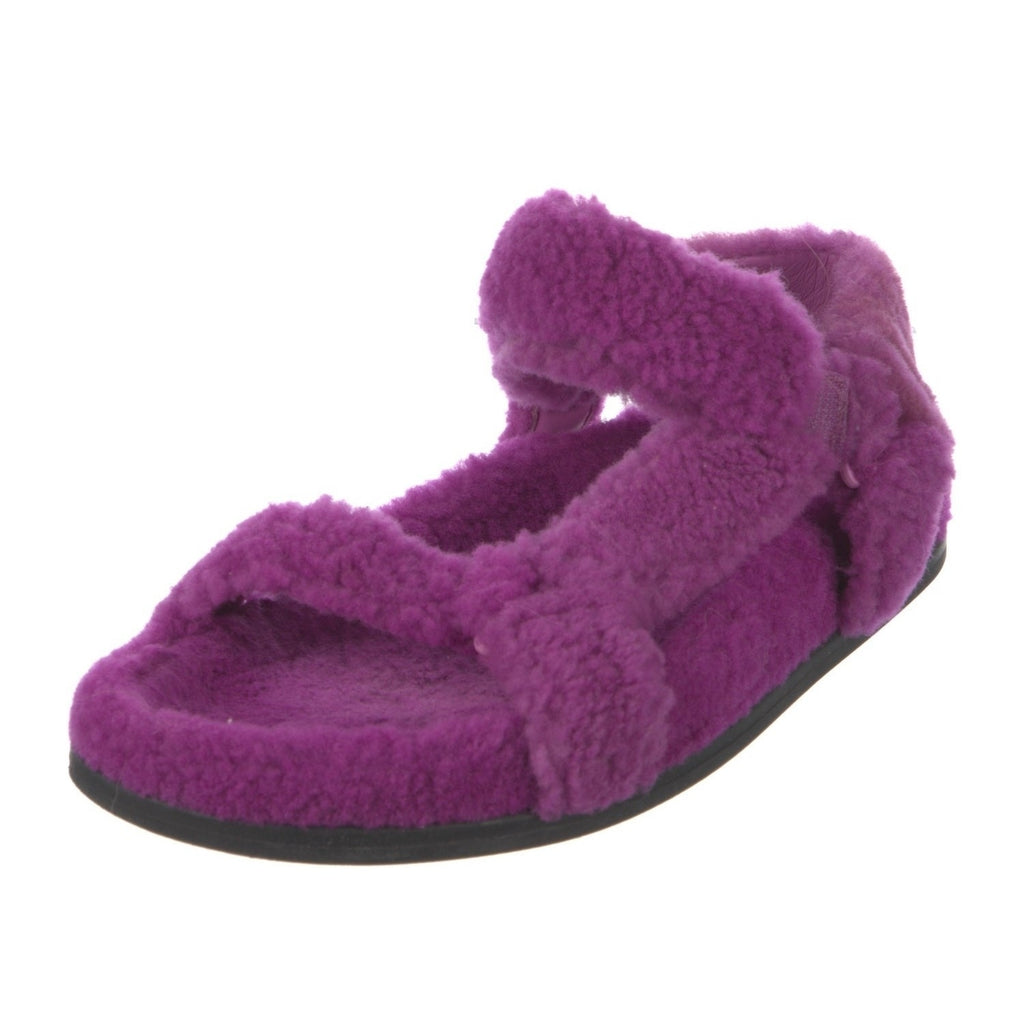 FENDI ファーサンダル パープル Fendi Purple US Shoe Size 35.5 Sandals – New Digz Consignment