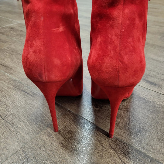 Christian Louboutin Red Boots 39 New Digz Consignment